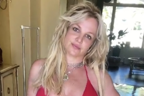 Britney Spears Busts Out Red Bikini Photos After 20 Minute Rant About Her Parents Controlling Life